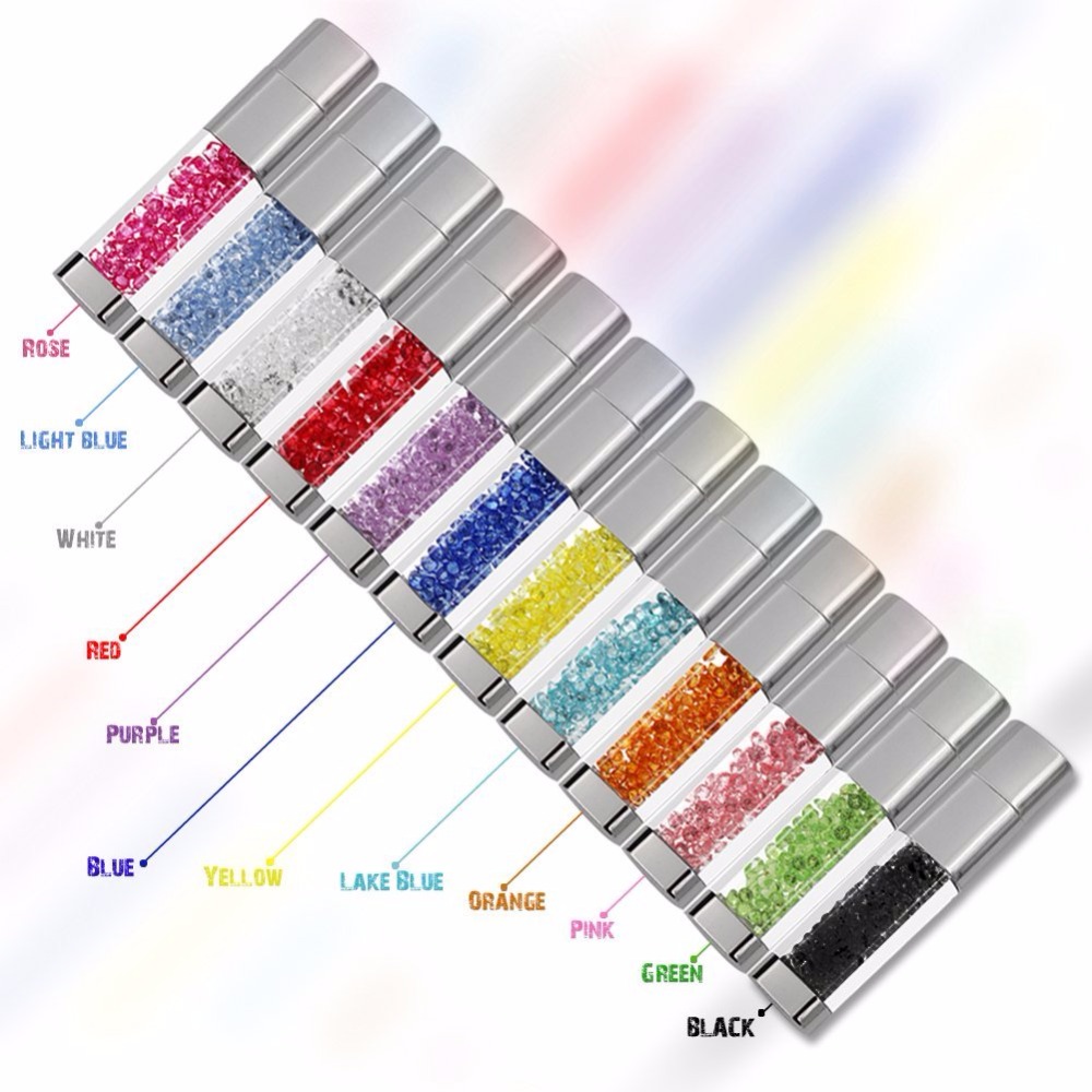 Custom crystal usb memory stick with laser engraving logo, mini crystal usb Rectangle shape 16gb usb pen drive