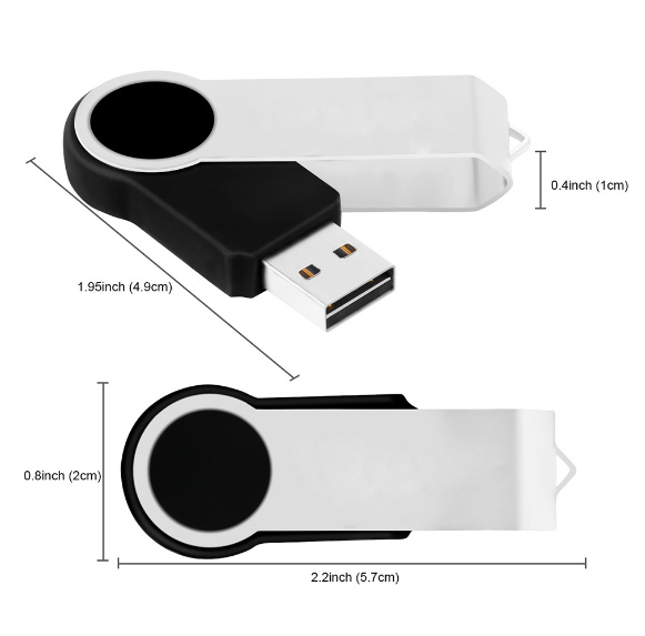 Classical Swivel High Speed 8GB Chip USB Flash Drive Stick